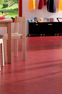 Tarkett linoleum RED MIX 1